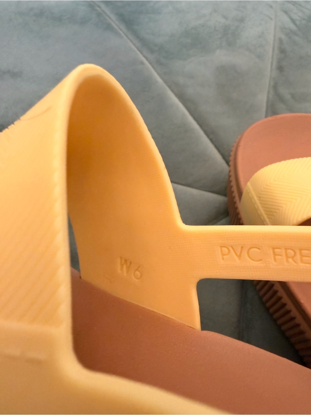 Reef Yellow Two-Strap Slingback Platform Sandals for Women - Like New - Picture 7 of 7